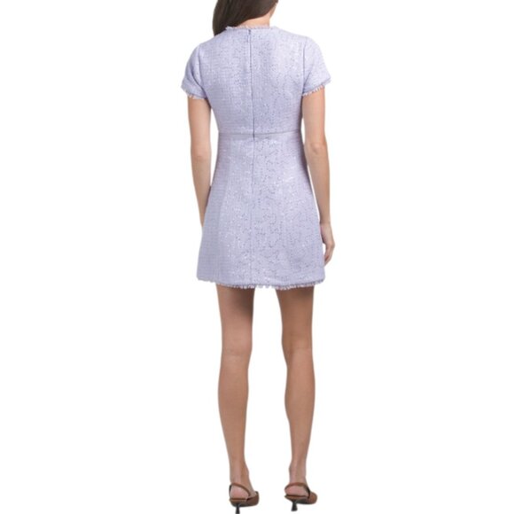 LIKELY Lilac Fea Mini Dress NWT - Picture 2 of 2